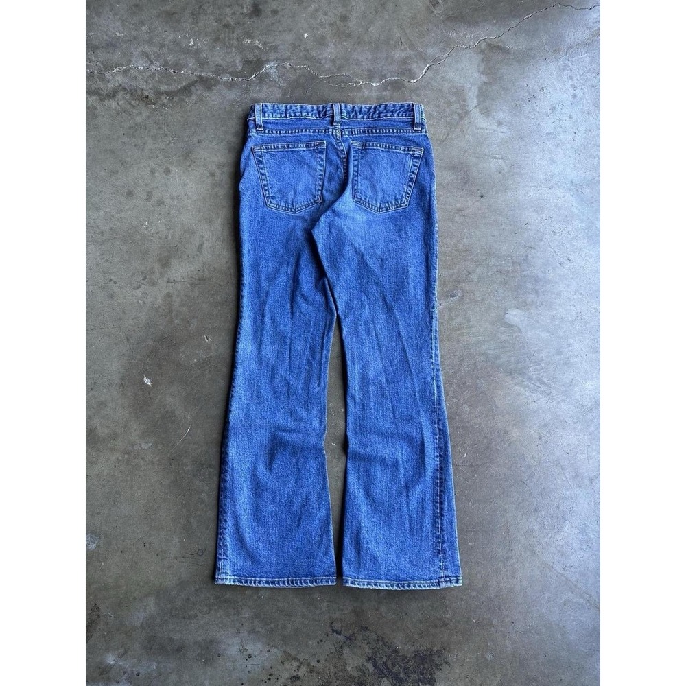 Vintage Y2K Gap Flare Stretch Jeans Womens Size 28x28.5 Medium Wash